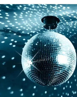 MR DJ MB16 16" mirror ball covered in high quality 1/4-inch mirrored glass + Motor
