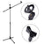 Mr. Dj MS500 Universal Adjustable Tripod Microphone Stands Adjustable Boom Stage with Mic Holder Clips