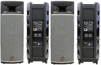 2 Professional PRO PA DJ Dual 15 Inch Loudspeaker 3-Way Full-Range Powered/Active DJ PA Multipurpose Live Sound Speaker
