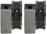2 MR DJ PRO215S Professional PRO PA DJ Dual 15" 3-Way Full-Range Passive DJ PA Multipurpose Live Sound Loudspeaker