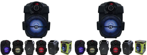2 MR DJ PSE65BT Bluetooth Speaker 6.5