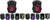 2 MR DJ PSE80BT 8" Portable Active Speaker Rechargeable Party Speaker Bluetooth 1200 Watts