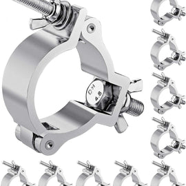 10 MR Truss C200 Premium Truss Clamp Stage Light Clamp, 2 Inch Aluminum Light Clamps for Truss, Heavy Duty 220lb LED Par Light Moving Head Lighting Clamps, Fit for 48-52mm OD Tube/Pipe