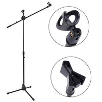 MR DJ MS500 Heavy Duty Telescoping Microphone Mic Boom Stand, Tripod
