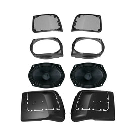 Diamond Audio MSHXM69F2BKLK Cut In Speaker Lid Kit with HXM69F2BK (2Ω)