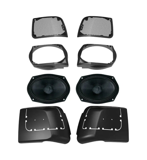 Diamond Audio MSHXM69F2BKLK Cut In Speaker Lid Kit with HXM69F2BK (2Ω)