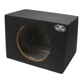 Absolute MSHF10 10" Enclosure Box<br/>10" Sealed 3/4" MDF Single Hatchback Subwoofer/Sub Enclosure Box 0.9 Cubic Feet