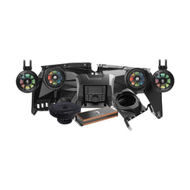 Diamond Audio MSX3KD3 2017+ Can Am Maverick X3/X3 Max Complete Speaker Kit with 8 Ch Digital Amplifier, DMR3 Media Audio Player, 10” Sealed Marine Subwoofer and 6.5” Tower Speaker System