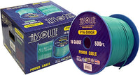 Absolute P16-500GR 16 Gauge 500-Feet Green Spool Primary Remote Power Wire Cable