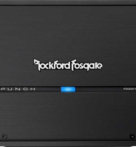 Rockford Fosgate Punch P300X1 Mono amplifier 300 watts RMS x 1 at 2 ohms