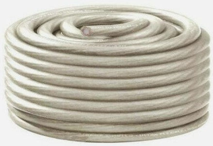 Absolute P4-25SL 25' 4-Gauge Silver Copper Mix Power Ground Wire Cable