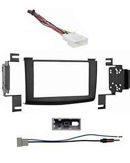 Metra Package Compatible with Nissan Rogue 2008 2009 2010 Double DIN Stereo Harness Radio Install Dash Kit Package