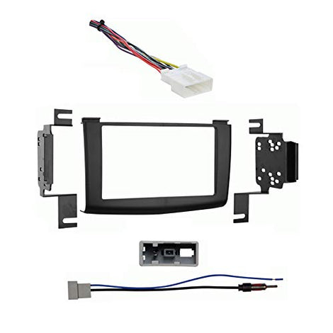 Metra Package Compatible with Nissan Rogue 2008 2009 2010 Double DIN Stereo Harness Radio Install Dash Kit Package