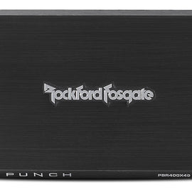 Rockford Fosgate Punch PBR400X4D Compact 4-channel car amplifier 50 watts RMS x 4