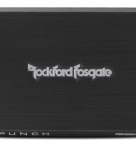 Rockford Fosgate Punch PBR400X4D Compact 4-channel car amplifier 50 watts RMS x 4