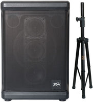 Peavey Solo Portable Battery Powered PA System with Bluetooth + Speaker Stand