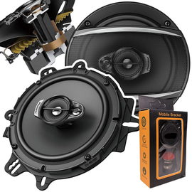 2 Pairs Pioneer TS-A1670F 6.5" 3-Way 320 Watt Coaxial Car Audio Speakers + Absolute Magnet