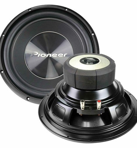 Pioneer TS-A300D4 12” Dual 4 Ohms Voice Coil Subwoofer - 1500 Watts