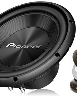 Pioneer TS-A300D4 12” Dual 4 Ohms Voice Coil Subwoofer - 1500 Watts with Phone Holder Magnet