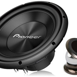 Pioneer TS-A300D4 12” Dual 4 Ohms Voice Coil Subwoofer - 1500 Watts with Phone Holder Magnet