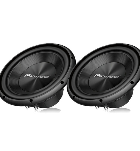 Pair of Pioneer TS-A300D4 12” Dual 4 Ohms Voice Coil Subwoofer - 1500 Watts (2 Subwoofer)