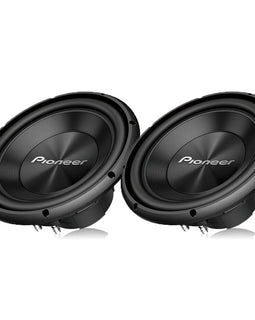 Pair of Pioneer TS-A300D4 12” Dual 4 Ohms Voice Coil Subwoofer - 1500 Watts with Phone Holder Magnet