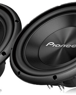 Pair of Pioneer TS-A300D4 12” Dual 4 Ohms Voice Coil Subwoofer - 1500 Watts with Phone Holder Magnet