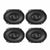 2 Pair Pioneer TS-A6880F 6"x8" Speaker<br/>4-Way Coaxial 350Watts A Series Car Audio Speaker