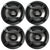 4x Pioneer TS-F1634R 6.5" 200 Watts 2-Way Car Audio Amplifier 6-1/2" Speakers