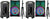 2 MR DJ PLED5200 PRO PA DJ 15" Portable Active Bluetooth/MP3/FM Radio Speaker with Stands