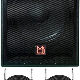 MR DJ PRO5000BT 15" 5000W Pro Active Subwoofer with 2 Speaker Output Package