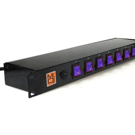 MR DJ PSC350 Power Switcher Surge Protectors <br/>Rack Mountable 8 Port Power Switcher Surge Protectors ON / OFF Power Center