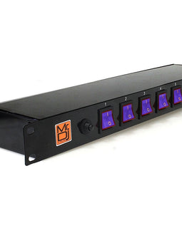 MR DJ PSC350 Power Switcher Surge Protectors <br/>Rack Mountable 8 Port Power Switcher Surge Protectors ON / OFF Power Center