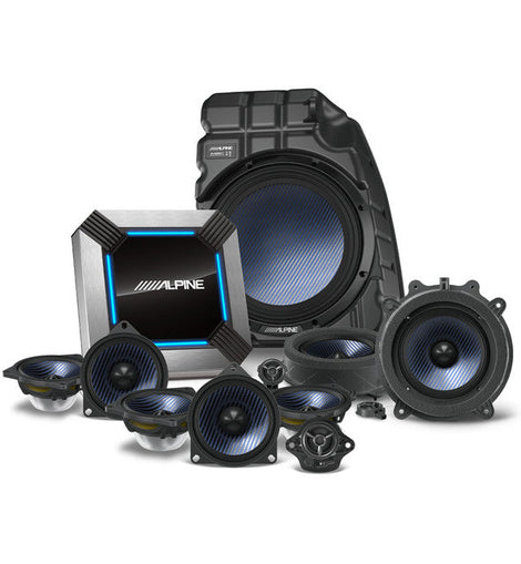 Alpine PSS-TSLA-213 11-Speaker Sound System Upgrade for the 2018-21 Tesla Model 3 with Factory Base Audio