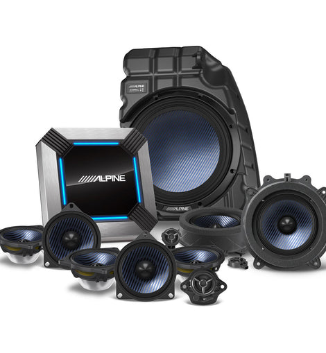Alpine PSS-TSLA-223 11/13-Speaker Sound System Upgrade Fit 2022-Up Tesla Model 3