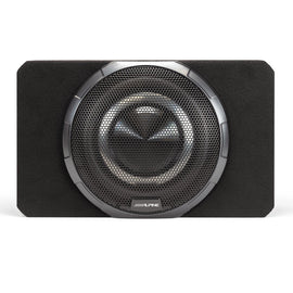 Alpine PWV-SB10 10" BassRev Powered Subwoofer Enclosure Bundle