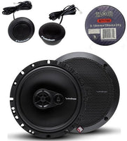 Rockford Fosgate R1T-S 1" Tweeter & R165X3 6.5" 3-Way Coaxial Speaker