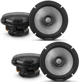 2 Pair Alpine R2-S65 300 Watt 6.5" Car Audio Coaxial Speakers