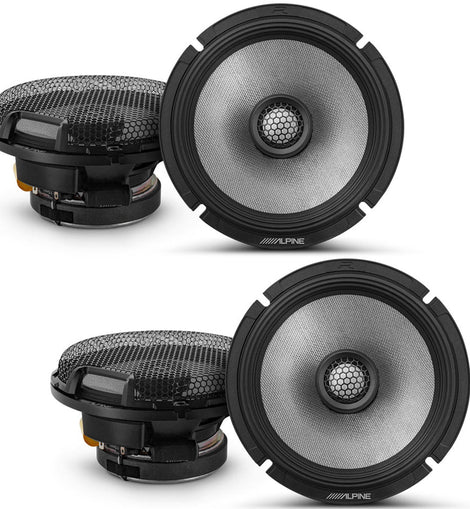4 Pack Alpine R2-S65 300 Watt 6.5