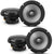 4 Pack Alpine R2-S65 300 Watt 6.5" Car Audio Coaxial 2-Way Speakers