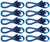 10 DC Sound RCA3B RCA 2 Ch Male 3 Feet Interconnect HiFi Audio Cable Connector