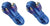 2 Absolute 3 Ft 2 Ch Blue Twisted Car Amp Gold RCA Jack Cable Interconnect