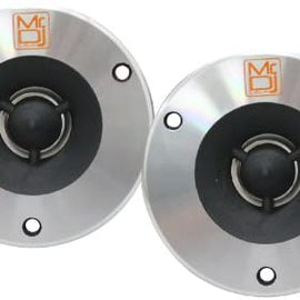 Mr. Dj HDT500S 600W Pair Slim 4-Inch Titanium Bullet High Compression Tweeter with 54 Ounce Ferrite Magnet