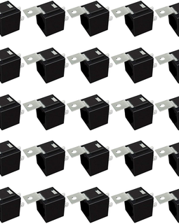 12V 5 Pin SPDT 30/40 Amp Relay Socket Metal Tab Auto Marine homes Truck RV ATV 25 Pack