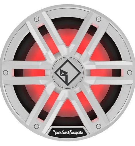 Rockford Fosgate M1D2-12 1200W 12” M1 Series Dual 2-ohm Marine Subwoofer Color Optix LED