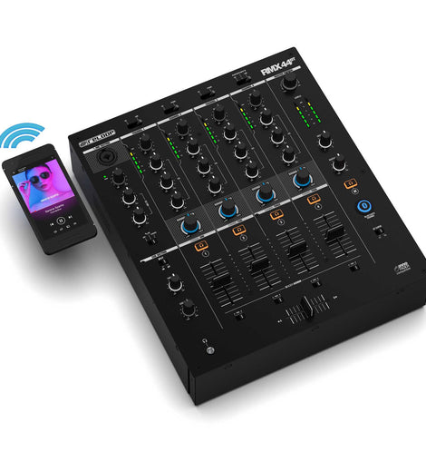 Reloop RMX-44BT 2-Channel Mixer Smart Connectivity Bluetooth Input with Cue Function