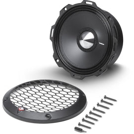 2 Rockford Fosgate PPS4-6 6.5" 400W 4-Ohm Midrange Car Audio Speaker Pair with Fiber Reinforced Paper Cone and Stamp Cast Aluminum Frame