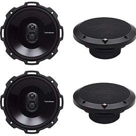 2 Rockford Punch P1675 Speaker 220W 6 3/4" 3-Way Punch Series Full-Range Coaxial Car Speakers