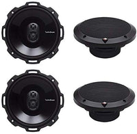 2 Rockford Punch P1675 Speaker 220W 6 3/4" 3-Way Punch Series Full-Range Coaxial Car Speakers
