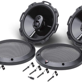 2 Rockford Punch P1675 Speaker 220W 6 3/4" 3-Way Punch Series Full-Range Coaxial Car Speakers